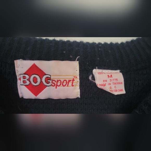 Vintage 80s BOG Sports Crewneck Sweater - Picture 5 of 5